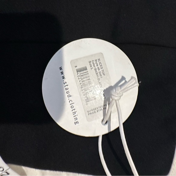 STAUD Black and White Crop Top - Picture 4 of 5